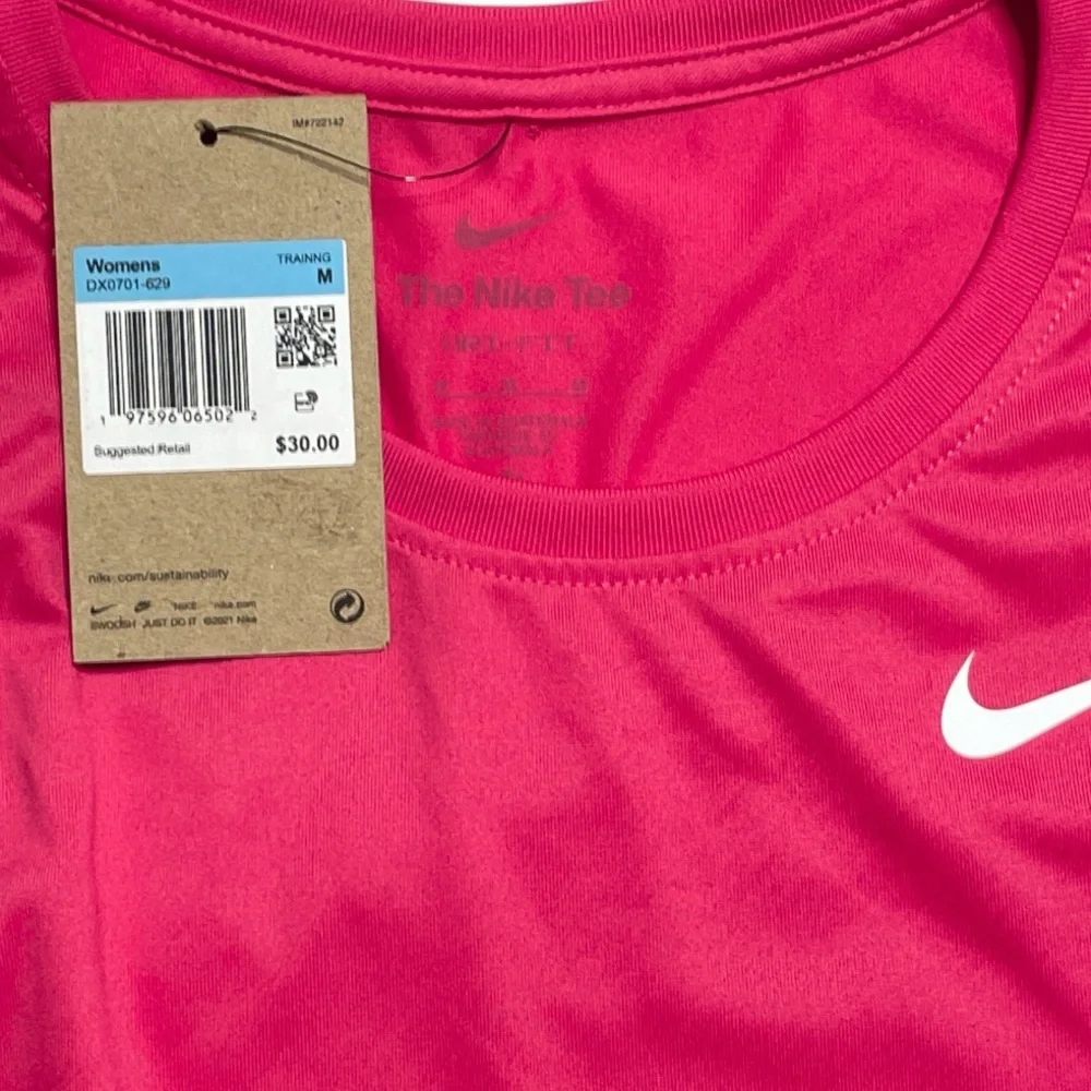 Nike Women's Dri-FIT Training Gym Workout Tank Top in Pink M